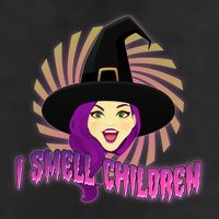 Funny Halloween Witch I Smell Children 7 Panel Mesh Trucker Snapback Hat