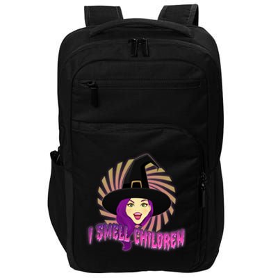 Funny Halloween Witch I Smell Children Impact Tech Backpack