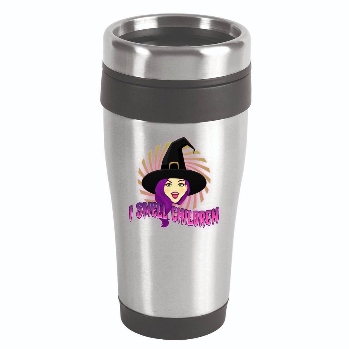 Funny Halloween Witch I Smell Children 16oz Travel Tumbler