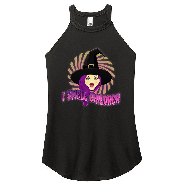 Funny Halloween Witch I Smell Children Women's Perfect Tri Rocker Tank