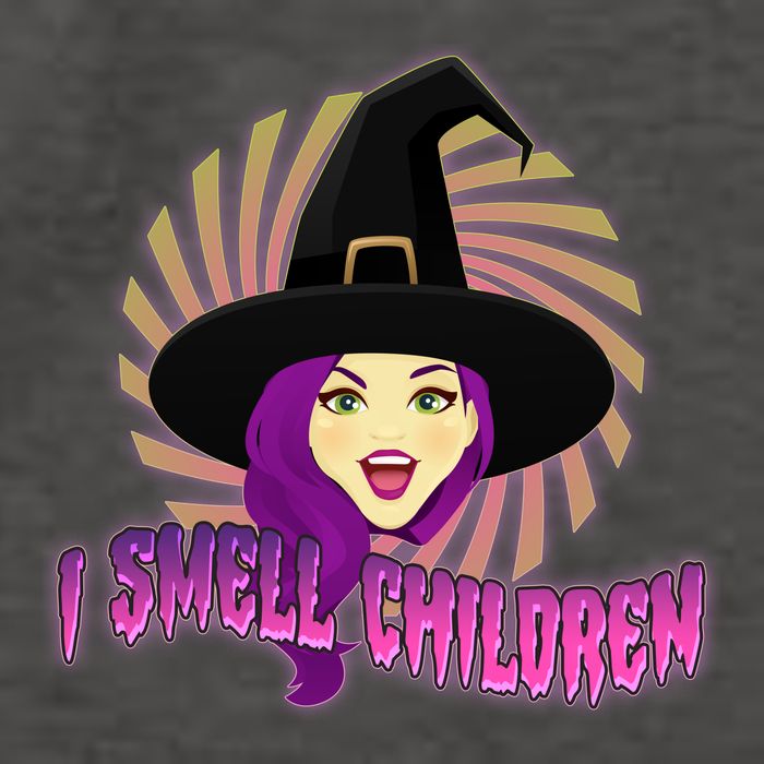 Funny Halloween Witch I Smell Children Vector Backpack