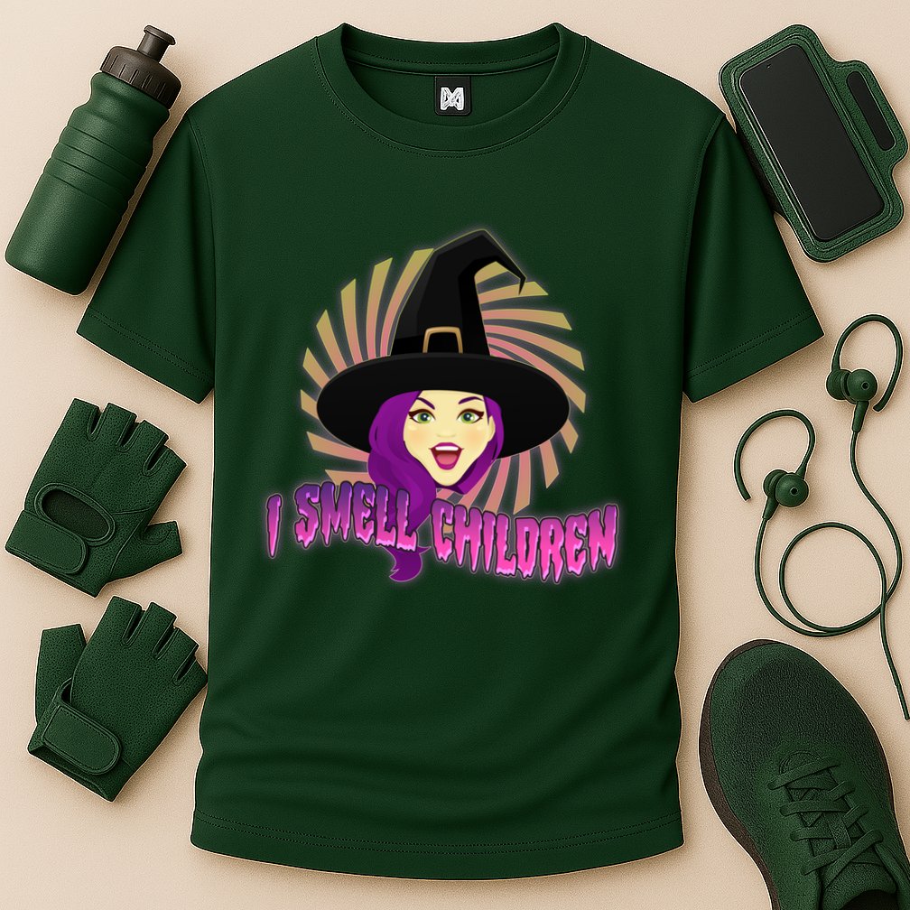 Funny Halloween Witch I Smell Children Cooling Performance Crew T-Shirt