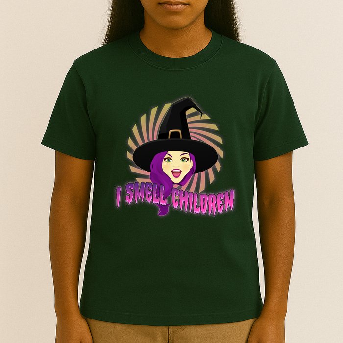 Funny Halloween Witch I Smell Children T-Shirt