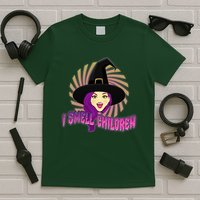 Funny Halloween Witch I Smell Children T-Shirt