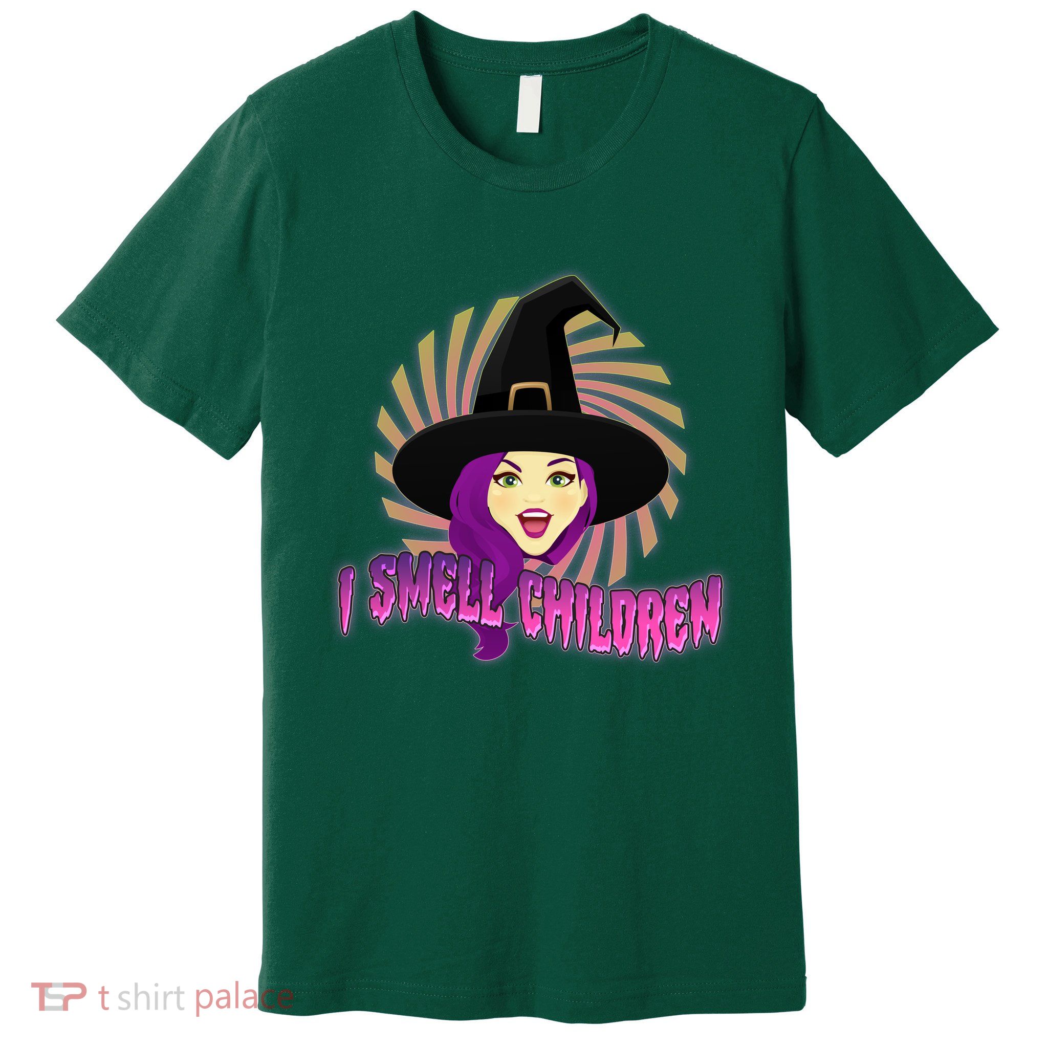 Funny Halloween Witch I Smell Children Premium T-Shirt