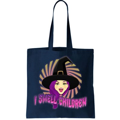 Funny Halloween Witch I Smell Children Tote Bag