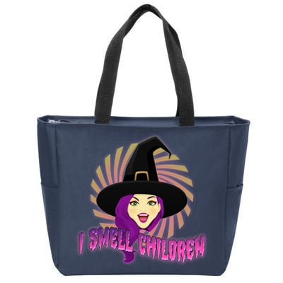 Funny Halloween Witch I Smell Children Zip Tote Bag