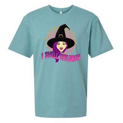 Funny Halloween Witch I Smell Children Sueded Cloud Jersey T-Shirt