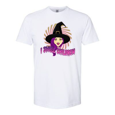 Funny Halloween Witch I Smell Children Softstyle CVC T-Shirt