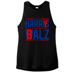 Funny Harris Walz 24 Harry Balz 2024 Meme Democratics Vote Ladies PosiCharge Tri-Blend Wicking Tank