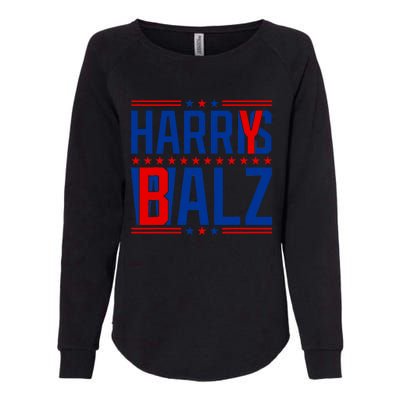 Funny Harris Walz 24 Harry Balz 2024 Meme Democratics Vote Womens California Wash Sweatshirt