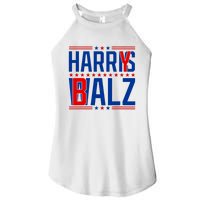 Funny Harris Walz 24 Harry Balz 2024 Meme Democratics Vote Women's Perfect Tri Rocker Tank