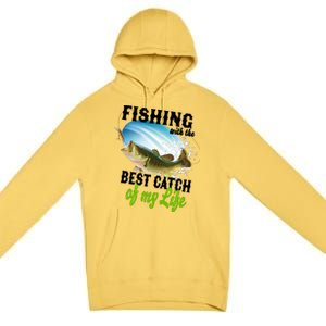 Fishing Husband Wife Marriage Premium Pullover Hoodie