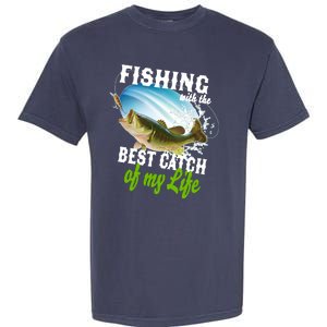 Fishing Husband Wife Marriage Garment-Dyed Heavyweight T-Shirt