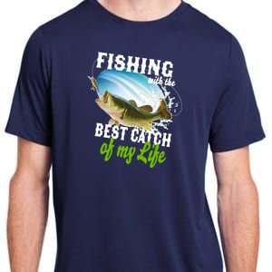 Fishing Husband Wife Marriage Adult ChromaSoft Performance T-Shirt