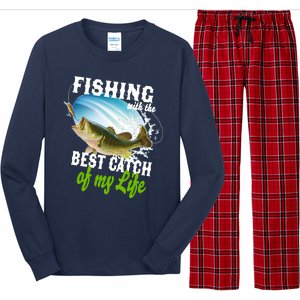 Fishing Husband Wife Marriage Long Sleeve Pajama Set