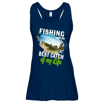 Fishing Husband Wife Marriage Ladies Essential Flowy Tank