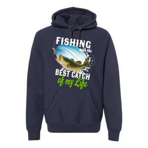 Fishing Husband Wife Marriage Premium Hoodie