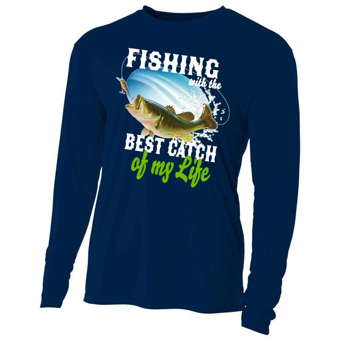 Fishing Husband Wife Marriage Cooling Performance Long Sleeve Crew