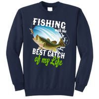 Fishing Husband Wife Marriage Tall Sweatshirt