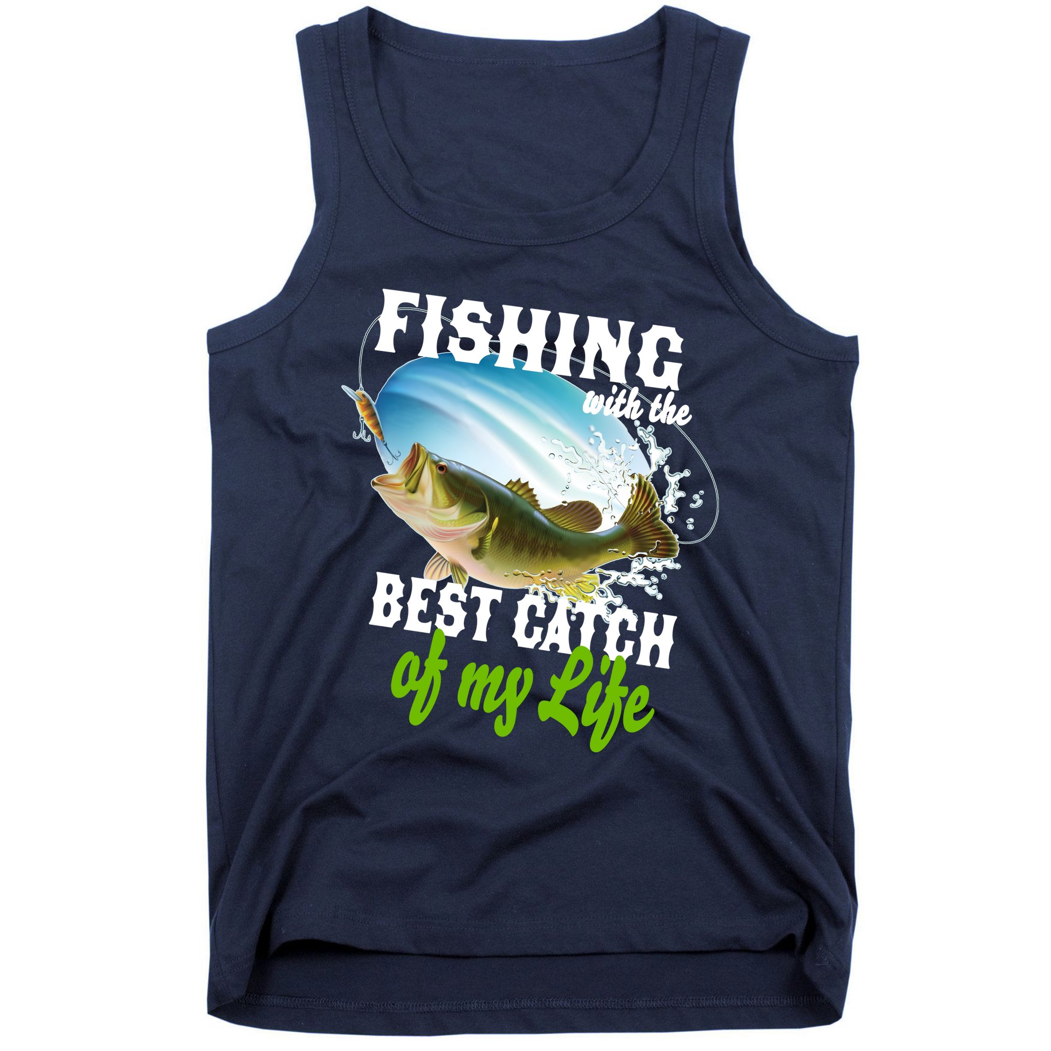 Fishing Husband Wife Marriage Tank Top