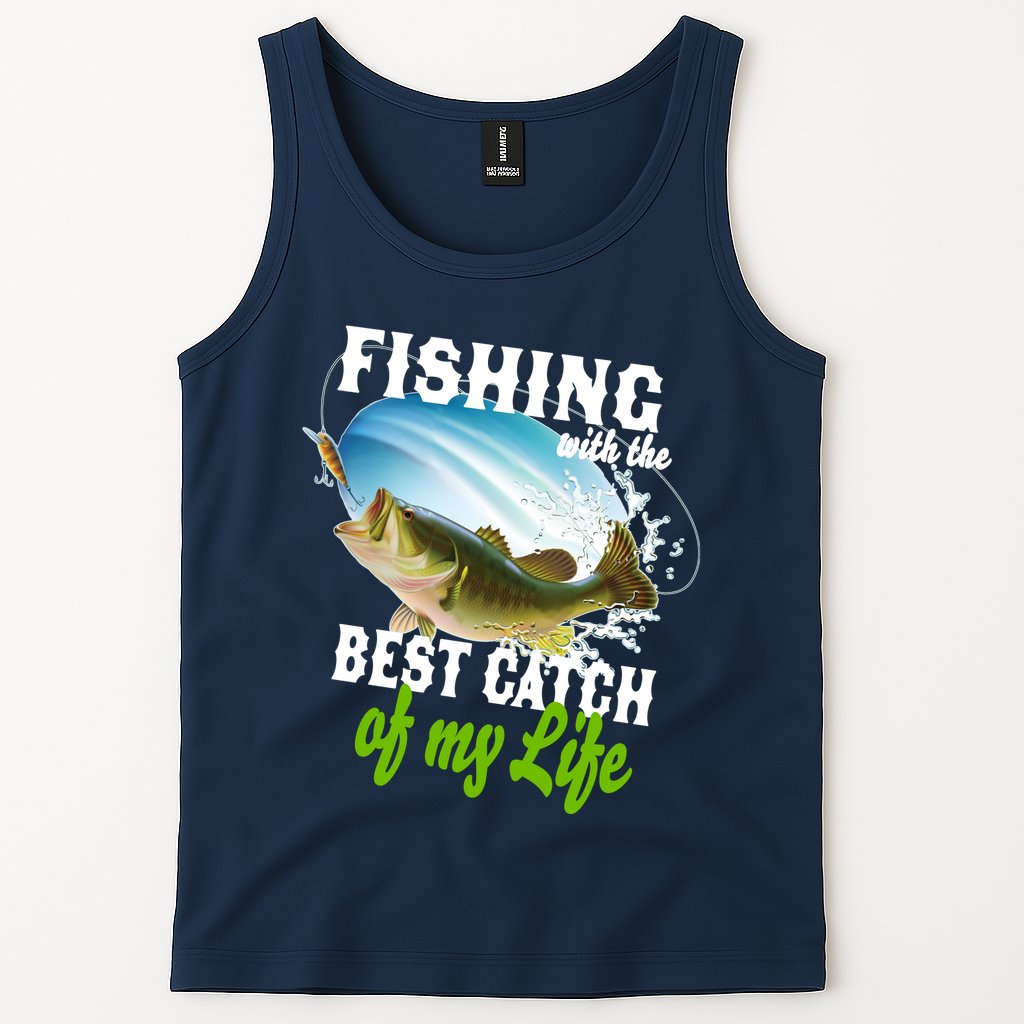 Fishing Husband Wife Marriage Tank Top