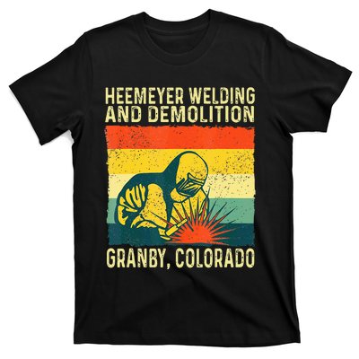 Funny Heemeyer Welding And Demolition Granby Vintage T-Shirt