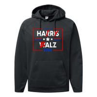 Funny Harris Walz 24 Hairy Balz 2024 Meme Democratics Vote Performance Fleece Hoodie