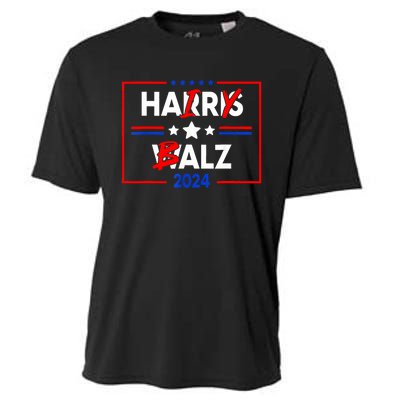 Funny Harris Walz 24 Hairy Balz 2024 Meme Democratics Vote Cooling Performance Crew T-Shirt