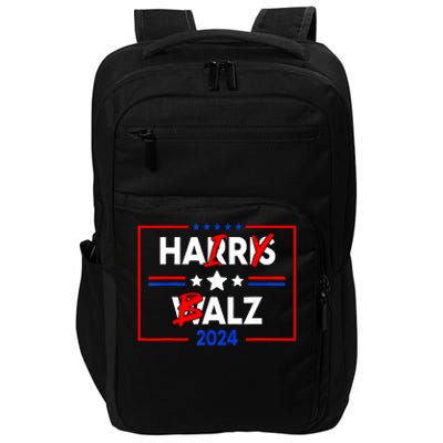 Funny Harris Walz 24 Hairy Balz 2024 Meme Democratics Vote Impact Tech Backpack