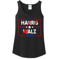 Funny Harris Walz 24 Hairy Balz 2024 Meme Democratics Vote Ladies Essential Tank