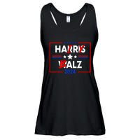 Funny Harris Walz 24 Hairy Balz 2024 Meme Democratics Vote Ladies Essential Flowy Tank