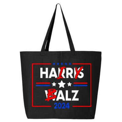 Funny Harris Walz 24 Hairy Balz 2024 Meme Democratics Vote 25L Jumbo Tote