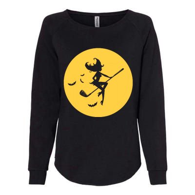 Funny Halloween Witch Golf Stick Golfer Golfing Premium Womens California Wash Sweatshirt