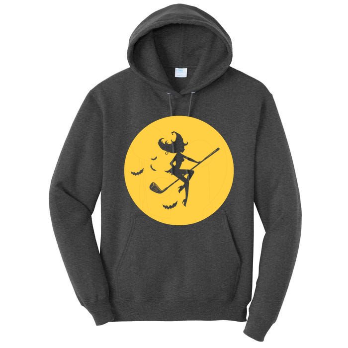 Funny Halloween Witch Golf Stick Golfer Golfing Premium Tall Hoodie