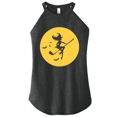 Funny Halloween Witch Golf Stick Golfer Golfing Premium Women's Perfect Tri Rocker Tank