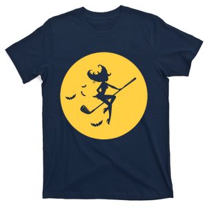 Funny Halloween Witch Golf Stick Golfer Golfing Premium T-Shirt