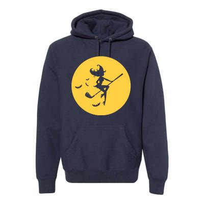 Funny Halloween Witch Golf Stick Golfer Golfing Premium Premium Hoodie