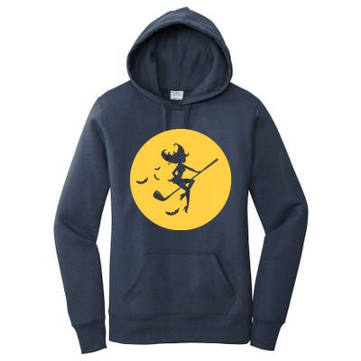 Funny Halloween Witch Golf Stick Golfer Golfing Premium Women's Pullover Hoodie