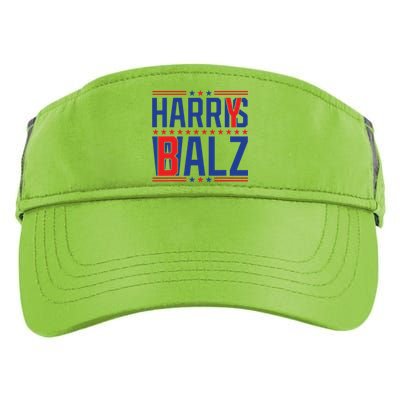 Funny Harris Walz 24 Harry Balz 2024 Meme Democratics Vote Adult Drive Performance Visor