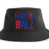 Funny Harris Walz 24 Harry Balz 2024 Meme Democratics Vote Sustainable Bucket Hat