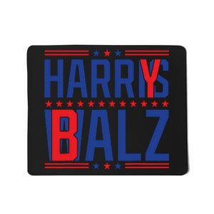 Funny Harris Walz 24 Harry Balz 2024 Meme Democratics Vote Mousepad