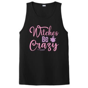 Funny Halloween Witches Be Crazy Ghost Graphic Cool Gift PosiCharge Competitor Tank