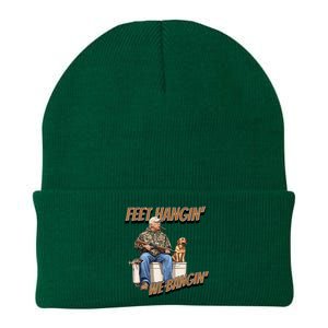 Feet Hangin We Bangin Trump Duck Hunting Knit Cap Winter Beanie