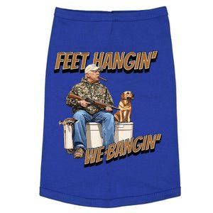 Feet Hangin We Bangin Trump Duck Hunting Doggie Tank