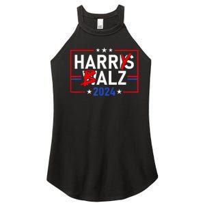 Funny Harris Walz 24 Harry Balz 2024 Meme Democratics Vote Women's Perfect Tri Rocker Tank