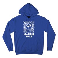 Floral Harris Walz We Are Not Going Back Gift Hoodie