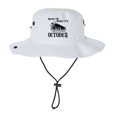 Funny Halloween Wake Me When Its October Design Gift Legacy Cool Fit Booney Bucket Hat