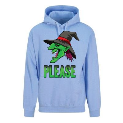 Funny Halloween Witch Please Gift Unisex Surf Hoodie