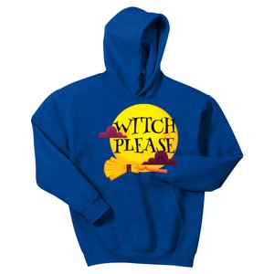 Funny Halloween Witch Please Gift Kids Hoodie